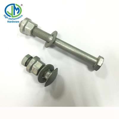 Highway splice carbon steel guardrail bolt and nuts