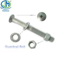 Hot Dip Galvanized High Strength Guardrails Splice Bolt And Nut