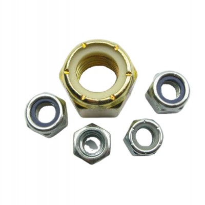 Zinc-nickel alloy DIN985  DIN982 class 8 Insert Nylon Lock Nut