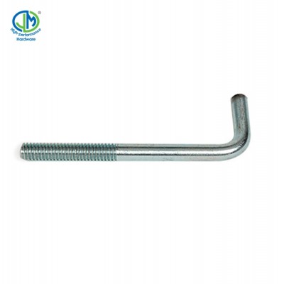 High quality Metal Building carbon steel zinc plated l anchor bolt