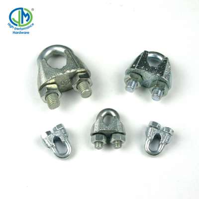 Stainless steel / Malleable IronZinc fasteners Wire Rope U-Bolt Clip