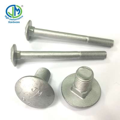 Solar Brackets foxing Geomet 500B M14 grade 8.8 carriage bolt