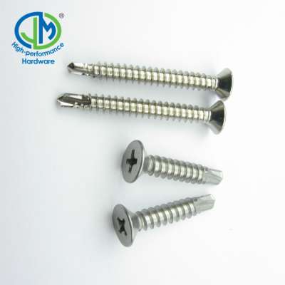 C1018/C1022 Steel csk flat head csk head self drilling screws