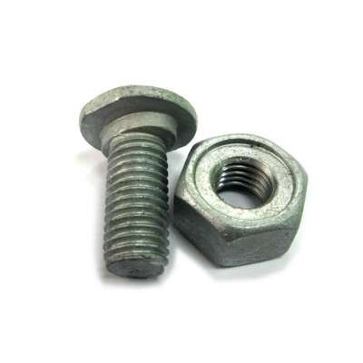 CSA G164-M Grade 5 Hot Dip Galvanized Highway  Guardrail Splice Bolt And Nut For Highway