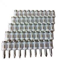 High Quality Collated Gas Drive Pin Shoot concrete steel Nails With Plastic Washer